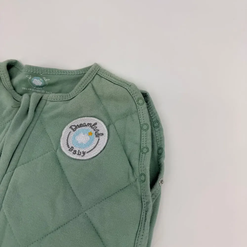 Dreamland Baby Dream Weighted Sleep Sack Sage Green Small 0-6 Months